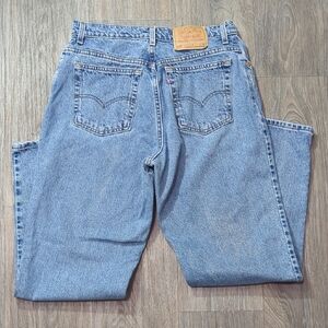 Vintage 1980's  Levi 550 Made In USA Classic Blue Denim Jeans